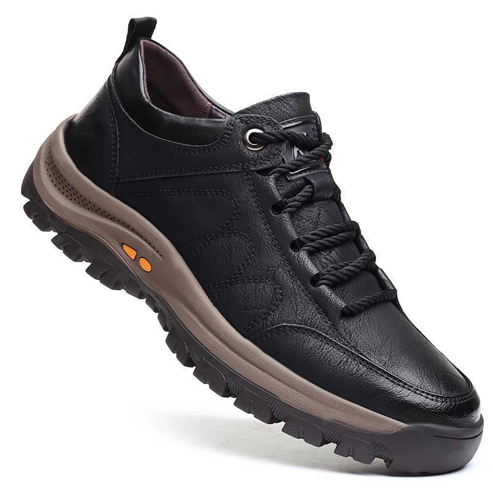 Comfortable Men's Walking Shoes with Arch Support and Grip - Lusomart
