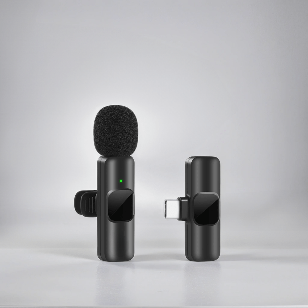 Compact Portable Wireless Clip On Microphone - Lusomart