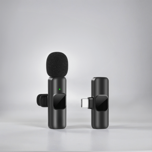 Compact Portable Wireless Clip On Microphone - Lusomart