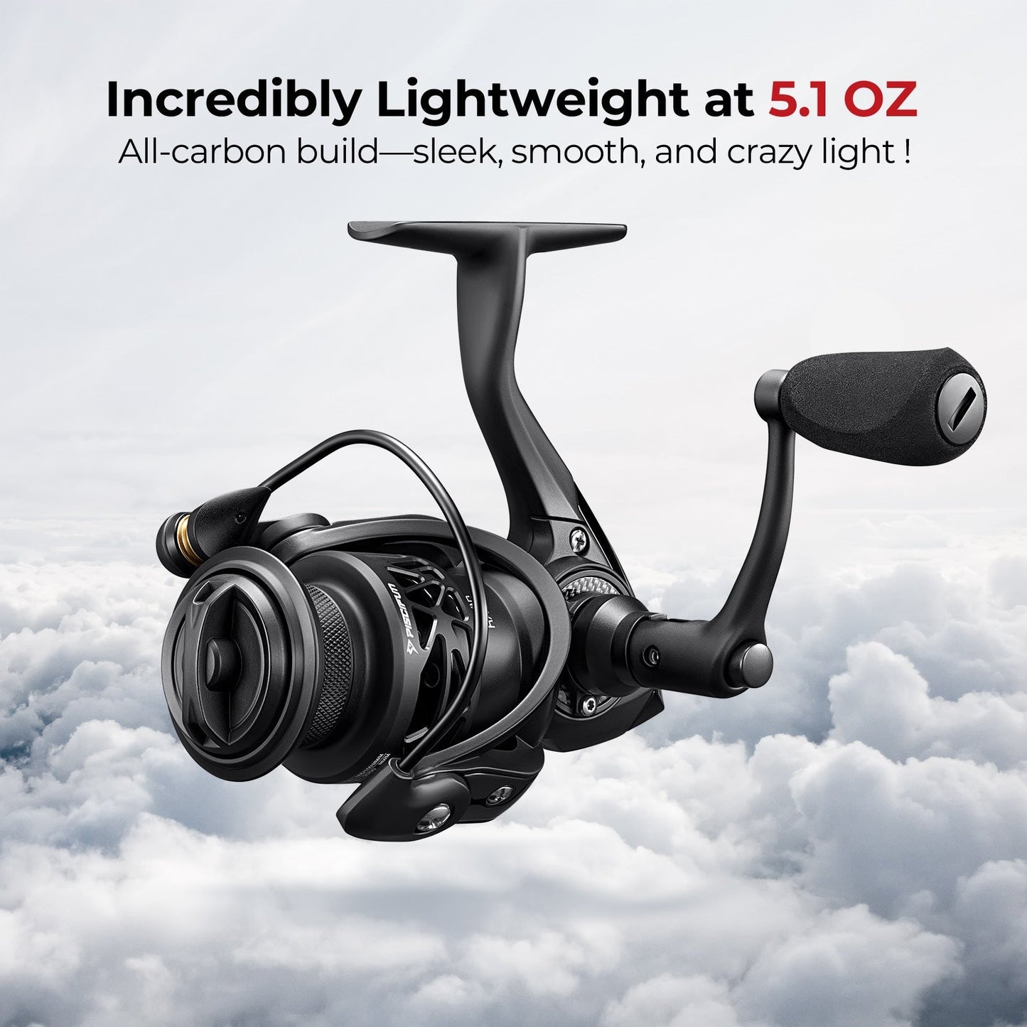 Ultra Light Carbon Fiber Spinning Fishing Reel