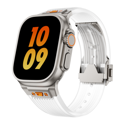 Clear Soft Apple Watch Silicone Strap Band