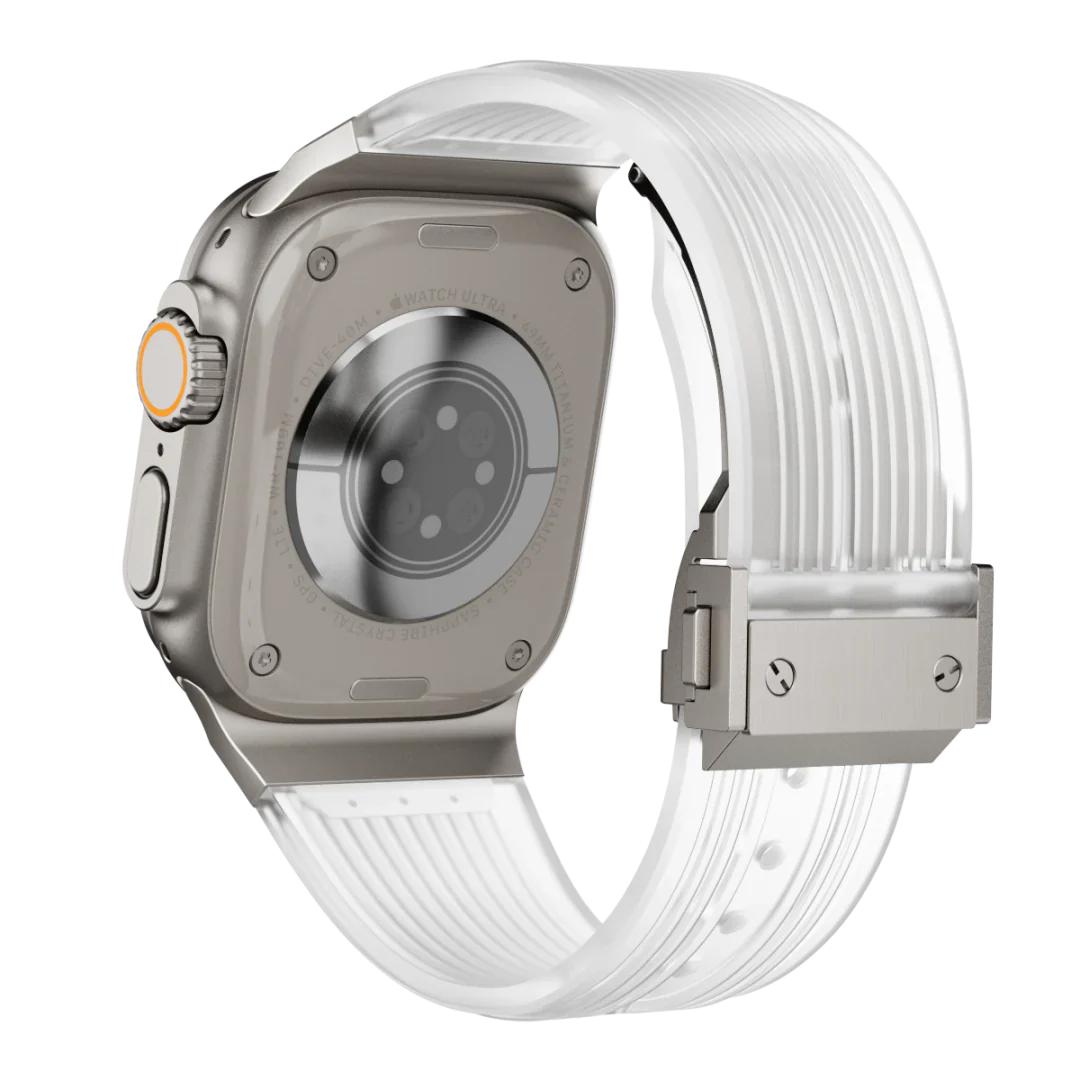 Transparent Soft Apple Watch Silicone Strap