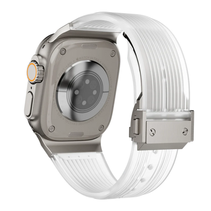 Transparent Soft Apple Watch Silicone Strap
