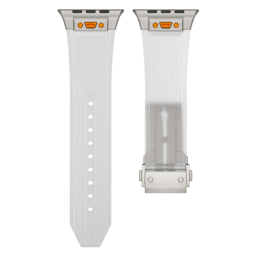 Transparent Soft Apple Watch Silicone Strap