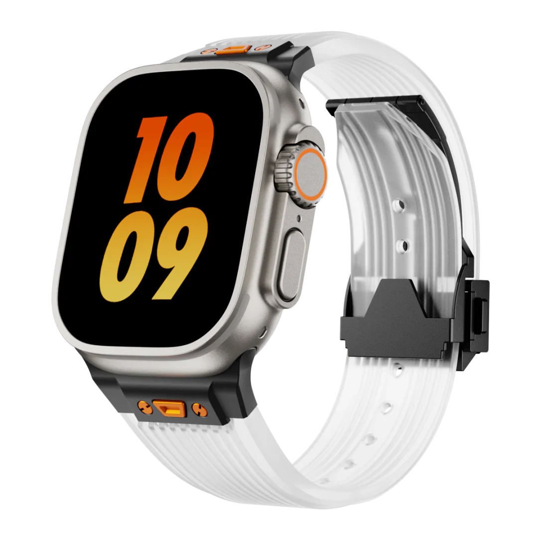 Transparent Soft Apple Watch Silicone Strap