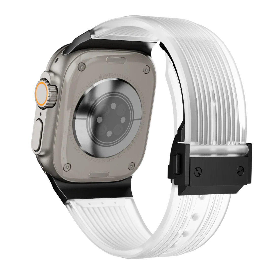 Transparent Soft Apple Watch Silicone Strap