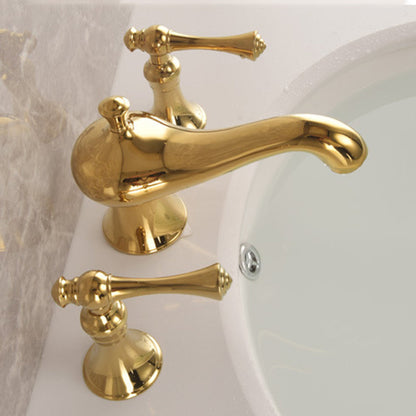 Classic 3-Hole Widespread Bathroom Sink Faucet