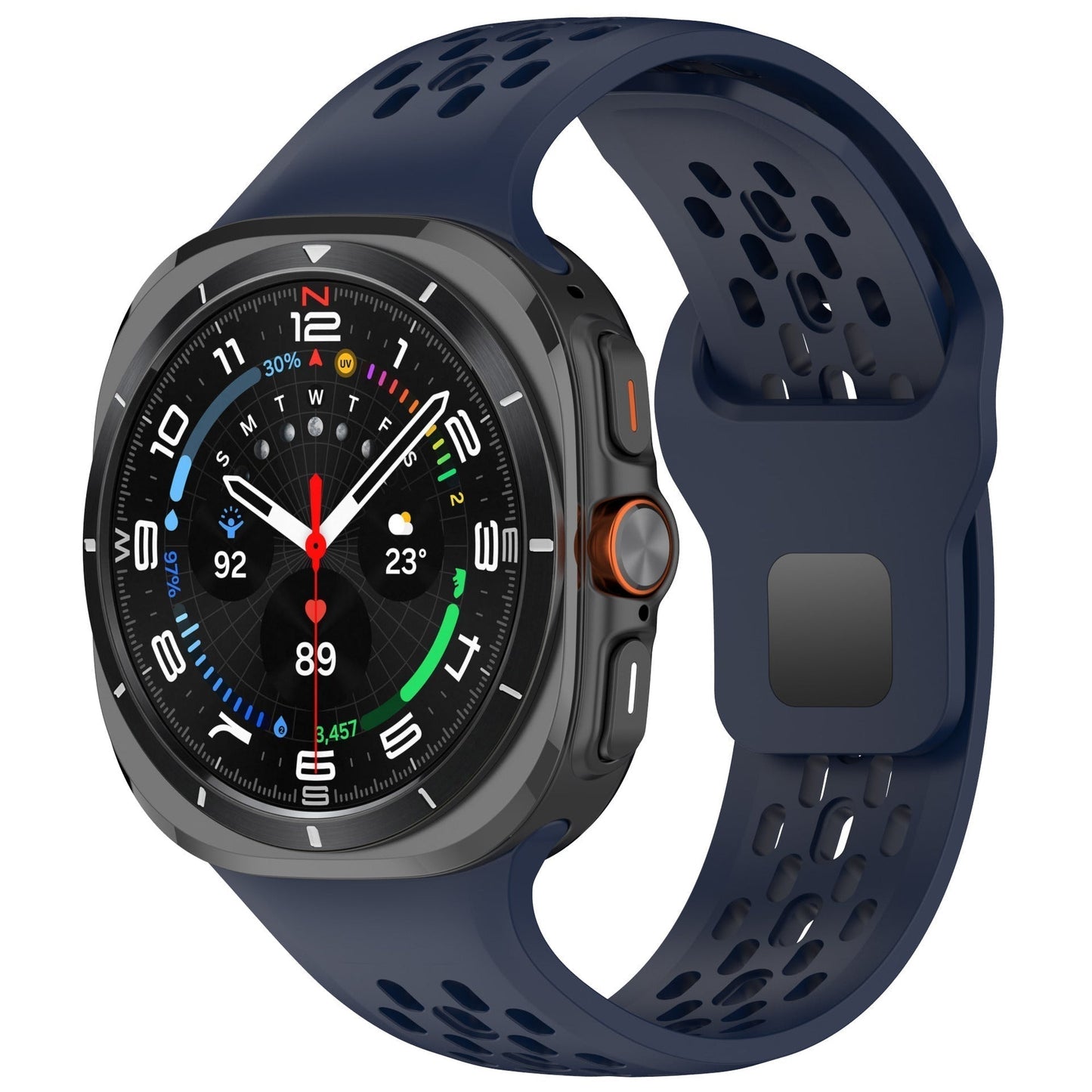 Comfortable Soft Silicone Band For Galaxy Watch 7 Ultra 47mm