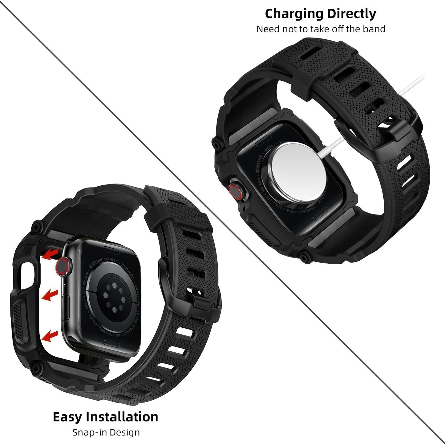Durable Strap Guard Case for Smartwatches