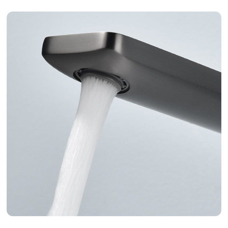 Hidden Mount Single Handle Kitchen Faucet