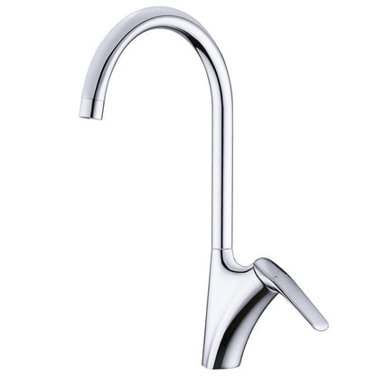 Stainless Steel Kitchen Sink Faucet With Rotating Nozzle