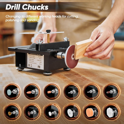Compact Portable Table Saw For Home Woodworking Projects