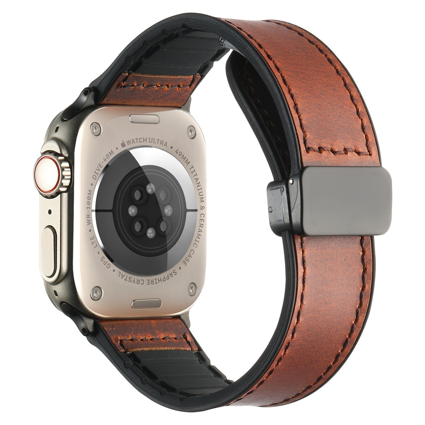 Durable Leather Smart Watch Band