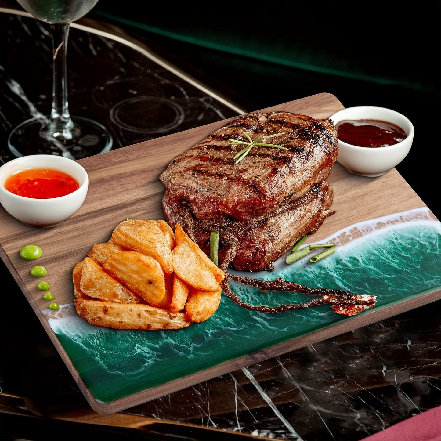 Coastal Wood Serving Board