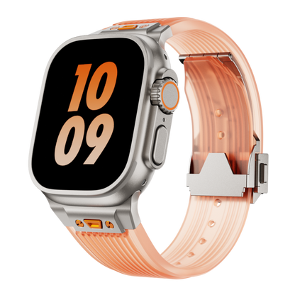 Clear Soft Apple Watch Silicone Strap Band