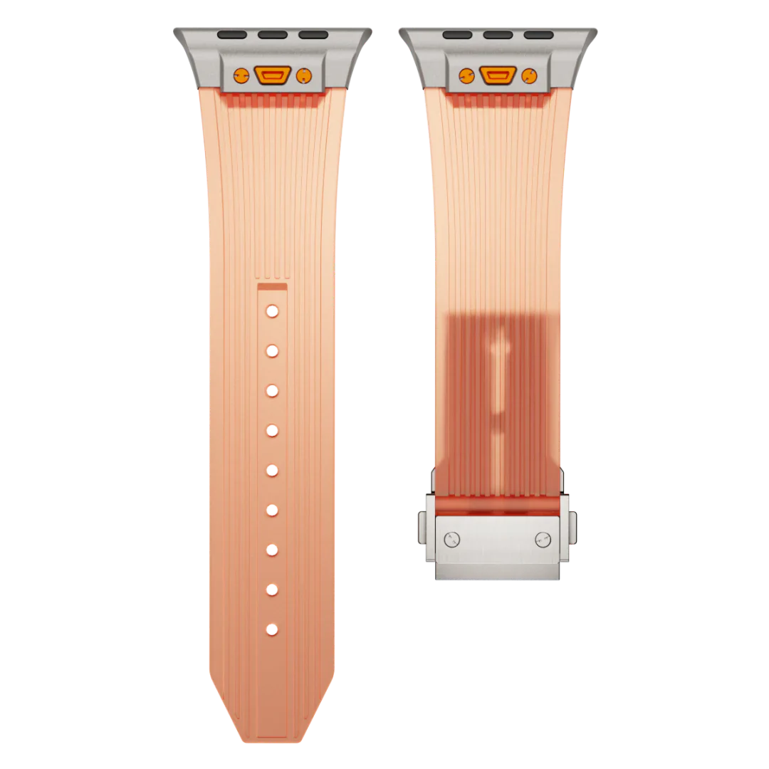 Transparent Soft Apple Watch Silicone Strap
