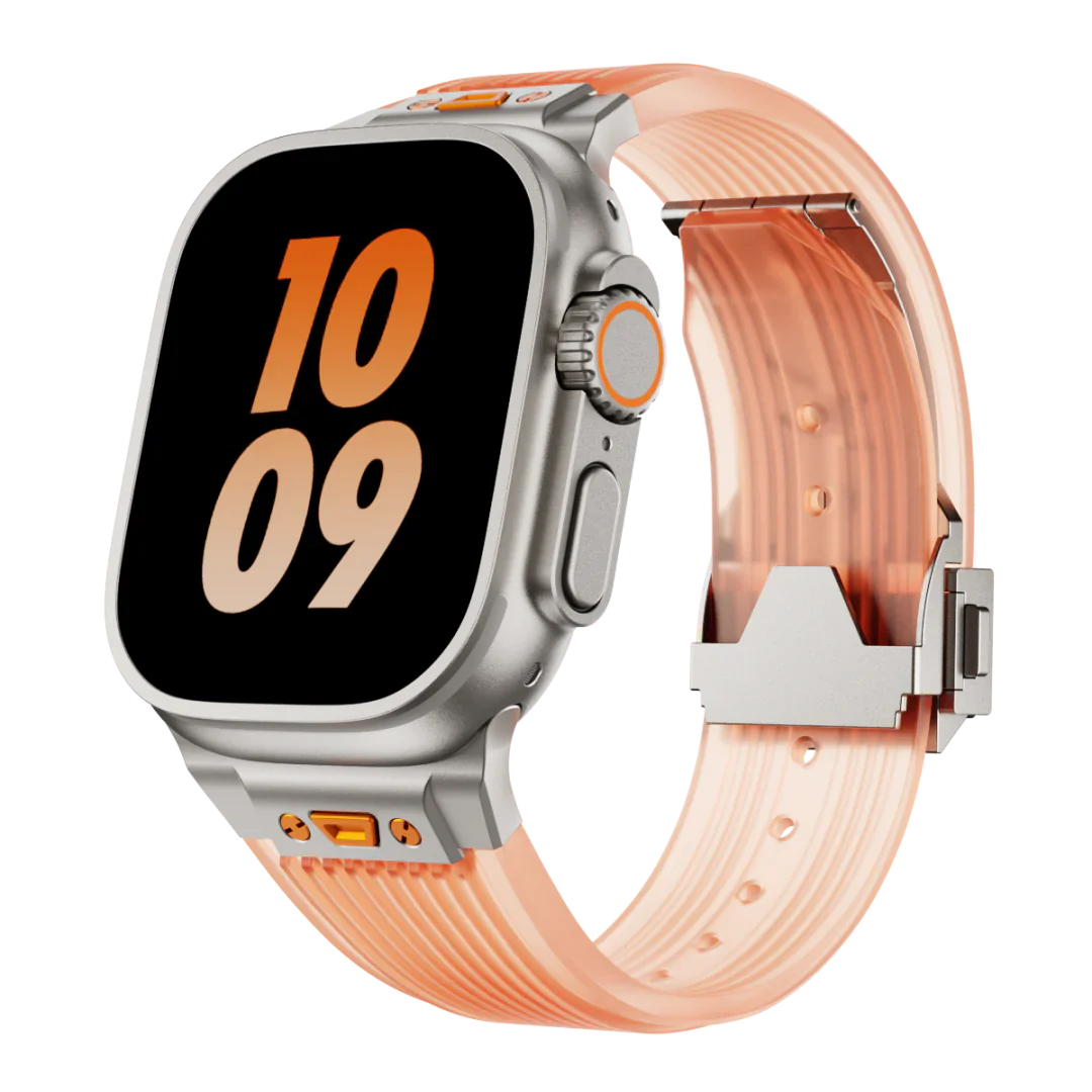 Transparent Soft Apple Watch Silicone Strap