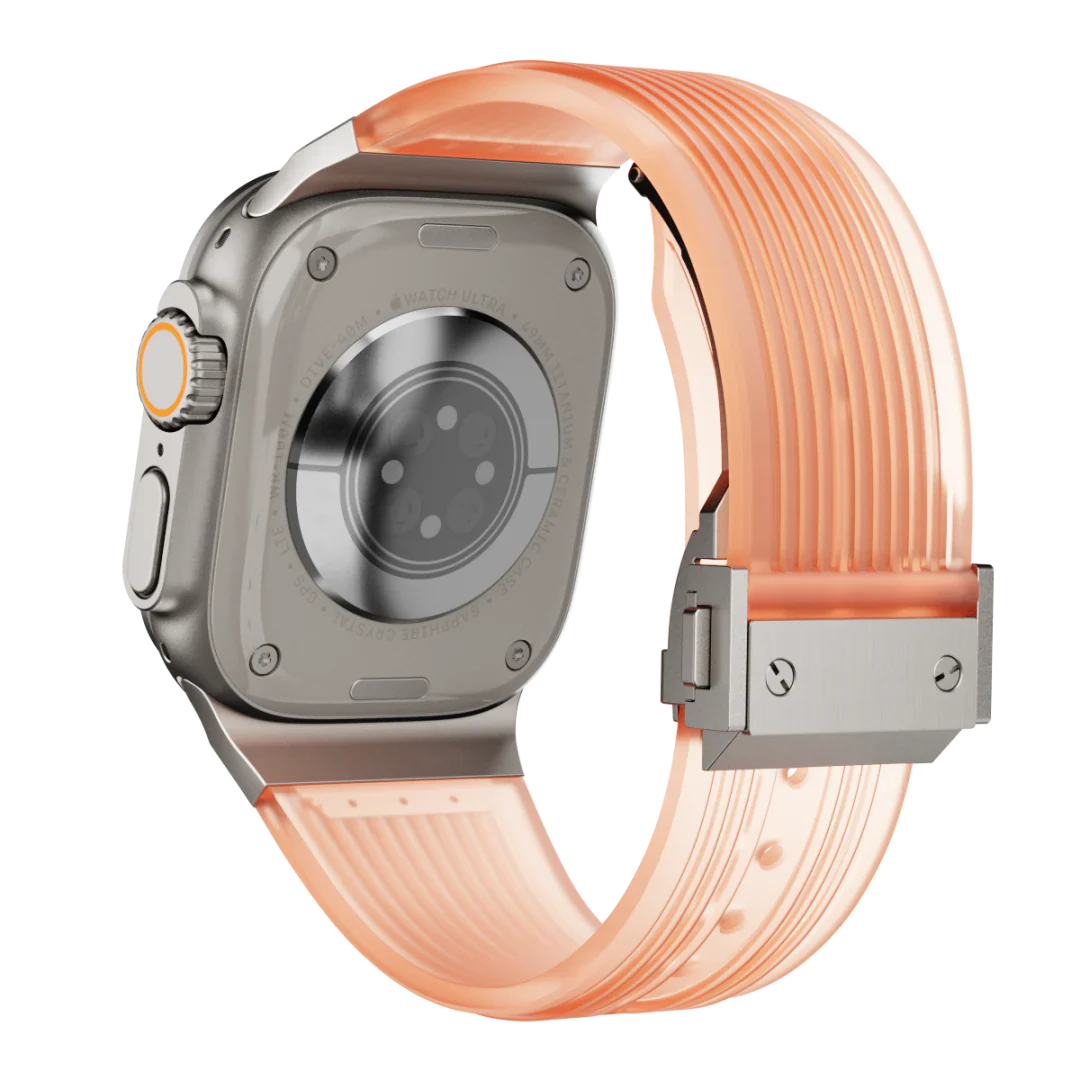 Transparent Soft Apple Watch Silicone Strap