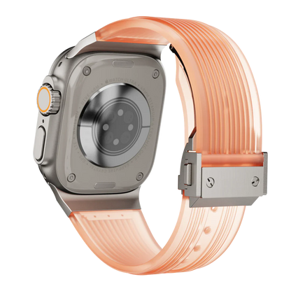 Transparent Soft Apple Watch Silicone Strap