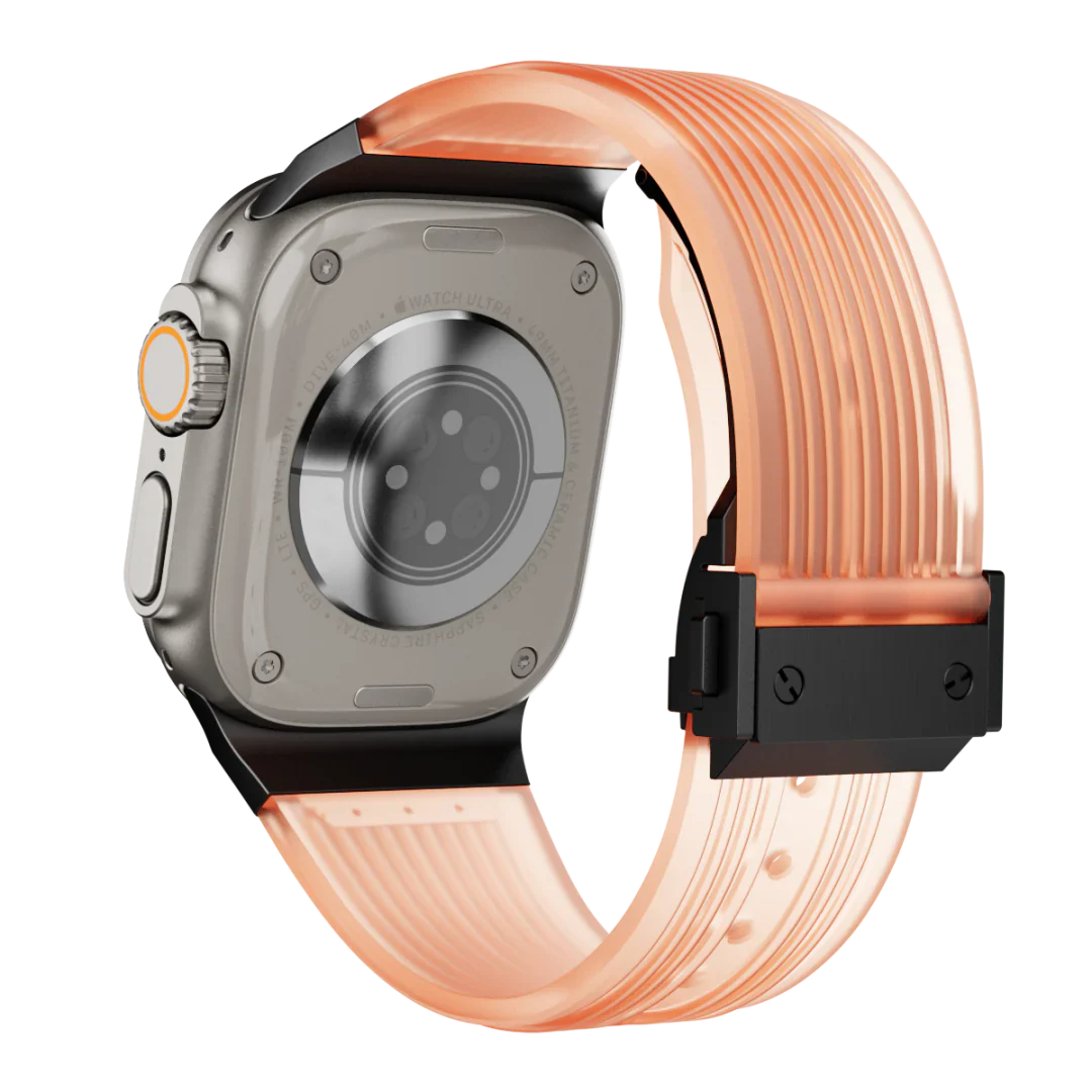 Transparent Soft Apple Watch Silicone Strap