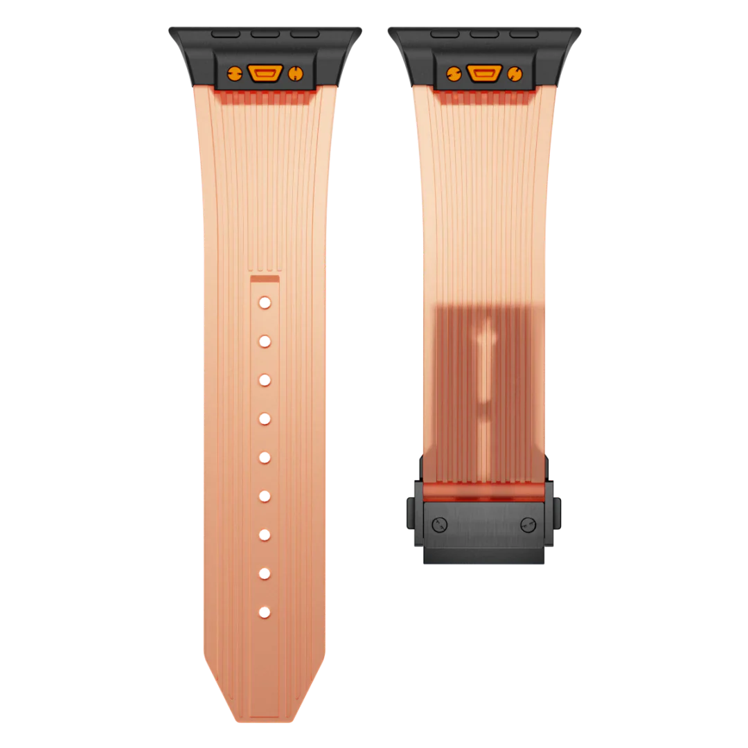 Transparent Soft Apple Watch Silicone Strap