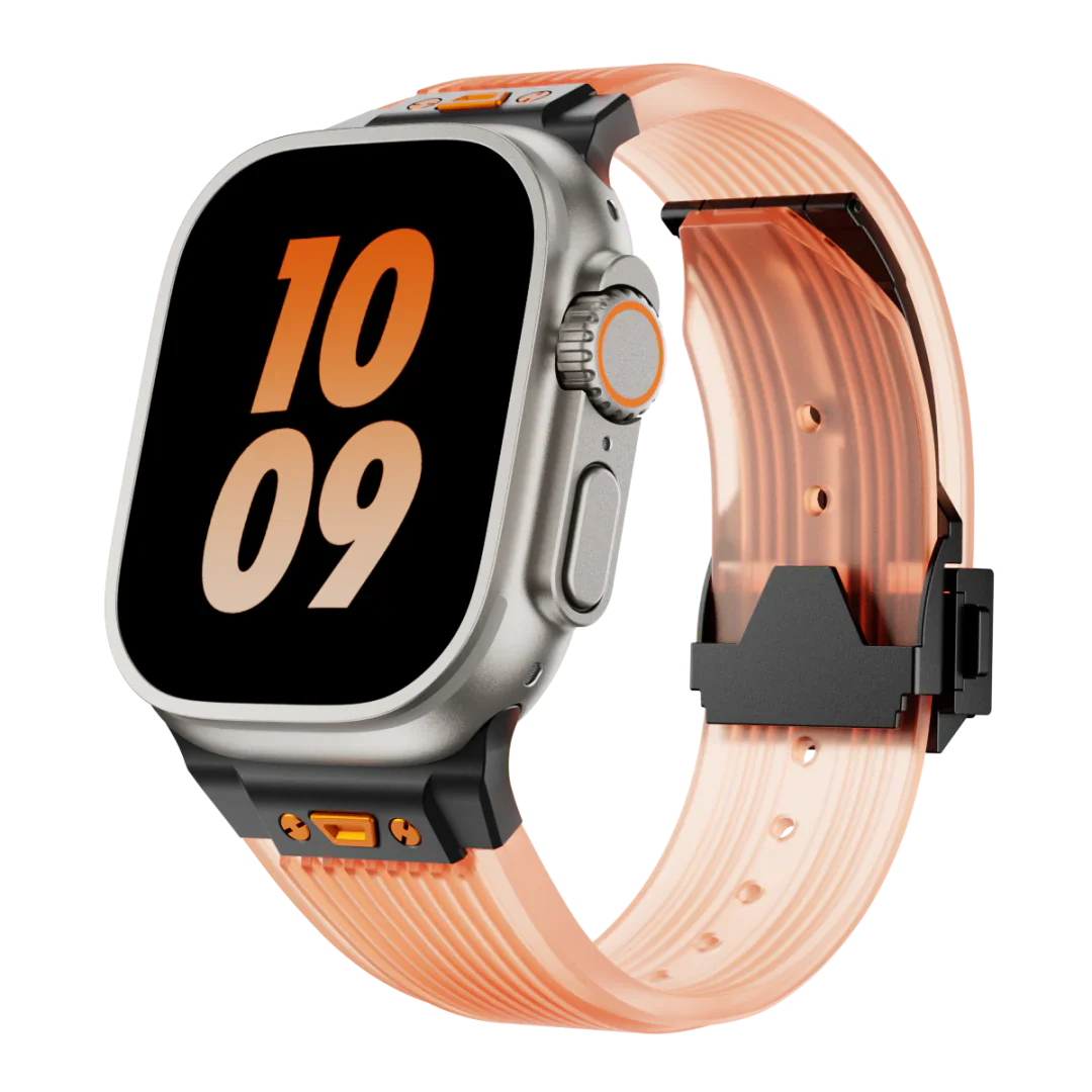 Transparent Soft Apple Watch Silicone Strap