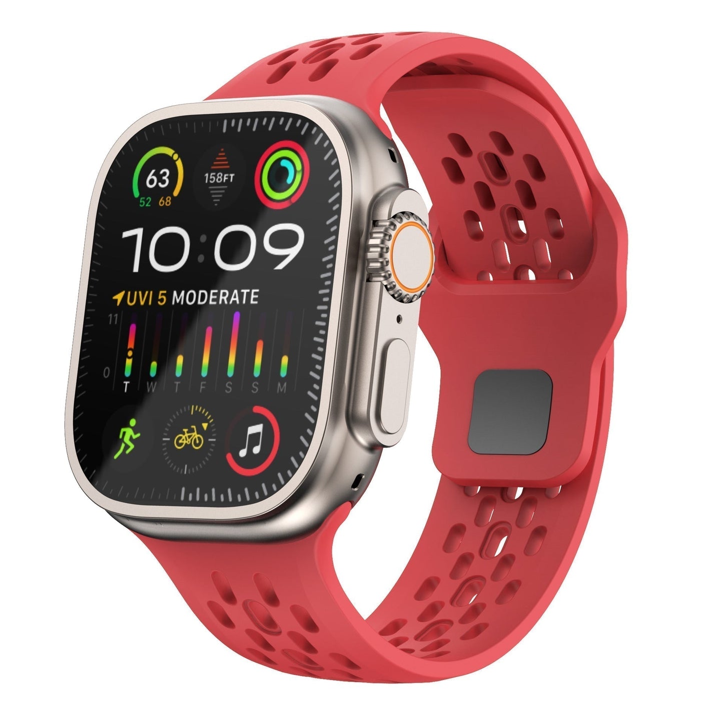 Soft Flexible Apple Watch Sport Band