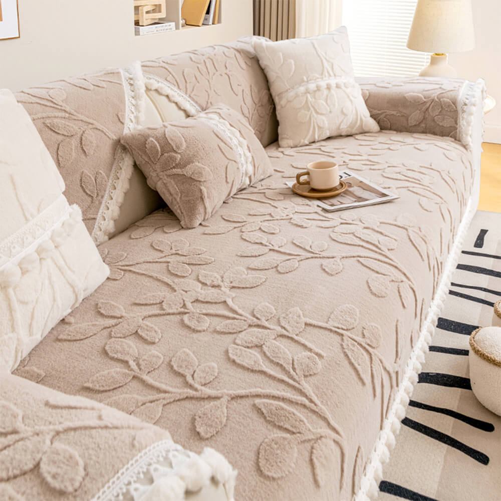 Luxury Soft Velvet Sofa Slipcover