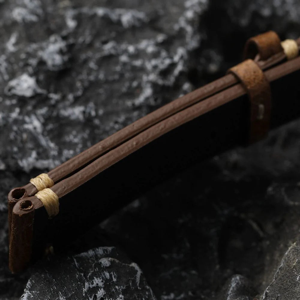 Unique Rustic Leather Crossbody Strap