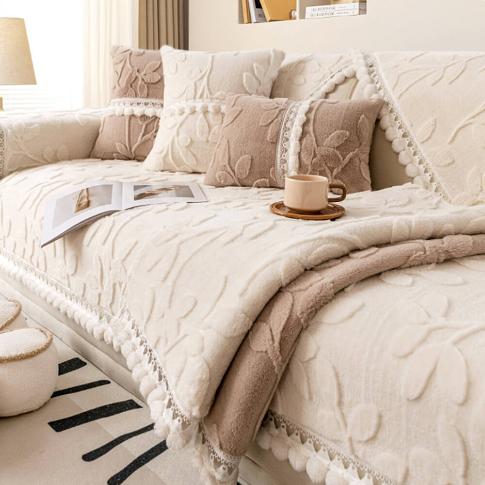 Luxury Soft Velvet Sofa Slipcover