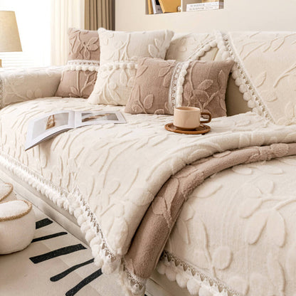 Luxury Soft Velvet Sofa Slipcover