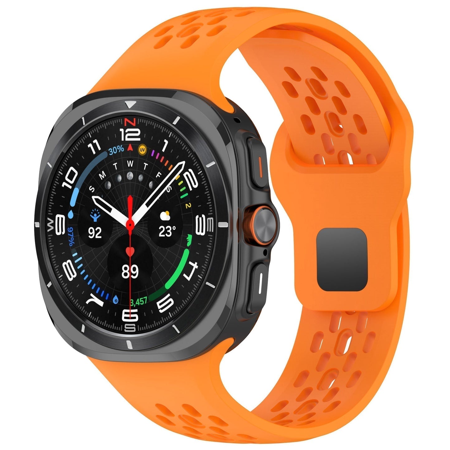Comfortable Soft Silicone Band For Galaxy Watch 7 Ultra 47mm
