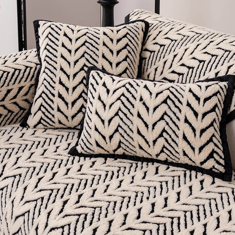 Soft Cozy Wheat Ear Sofa Slipcover