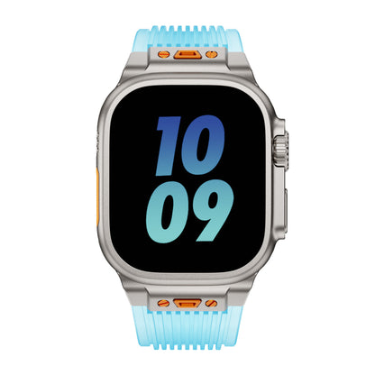 Clear Soft Apple Watch Silicone Strap Band