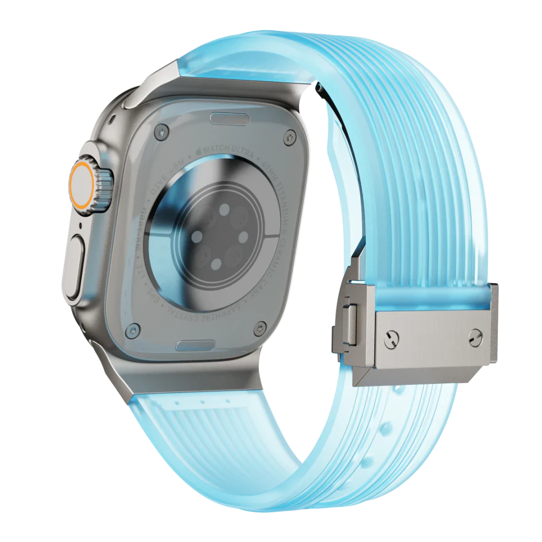 Transparent Soft Apple Watch Silicone Strap