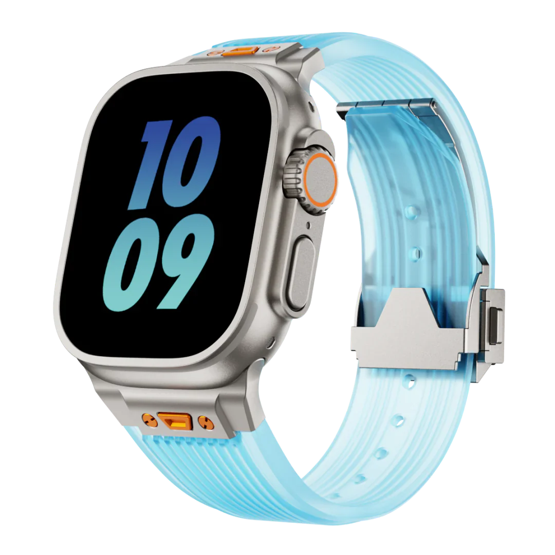 Transparent Soft Apple Watch Silicone Strap