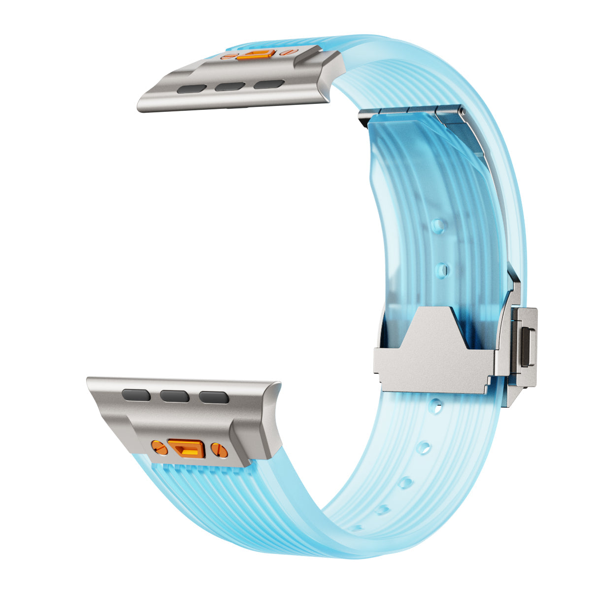 Clear Soft Apple Watch Silicone Strap Band