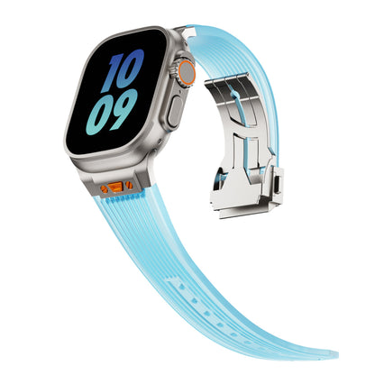 Clear Soft Apple Watch Silicone Strap Band