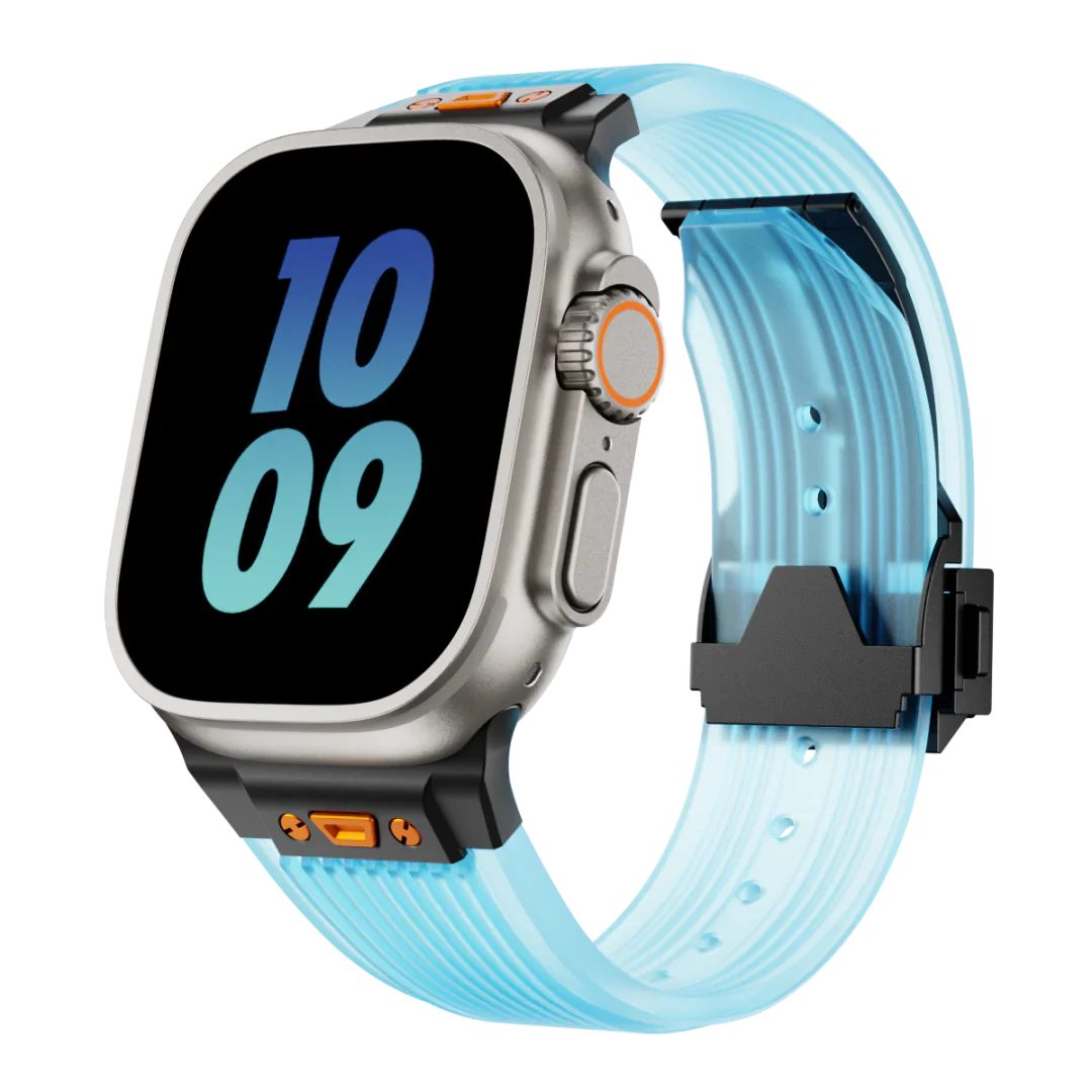 Transparent Soft Apple Watch Silicone Strap