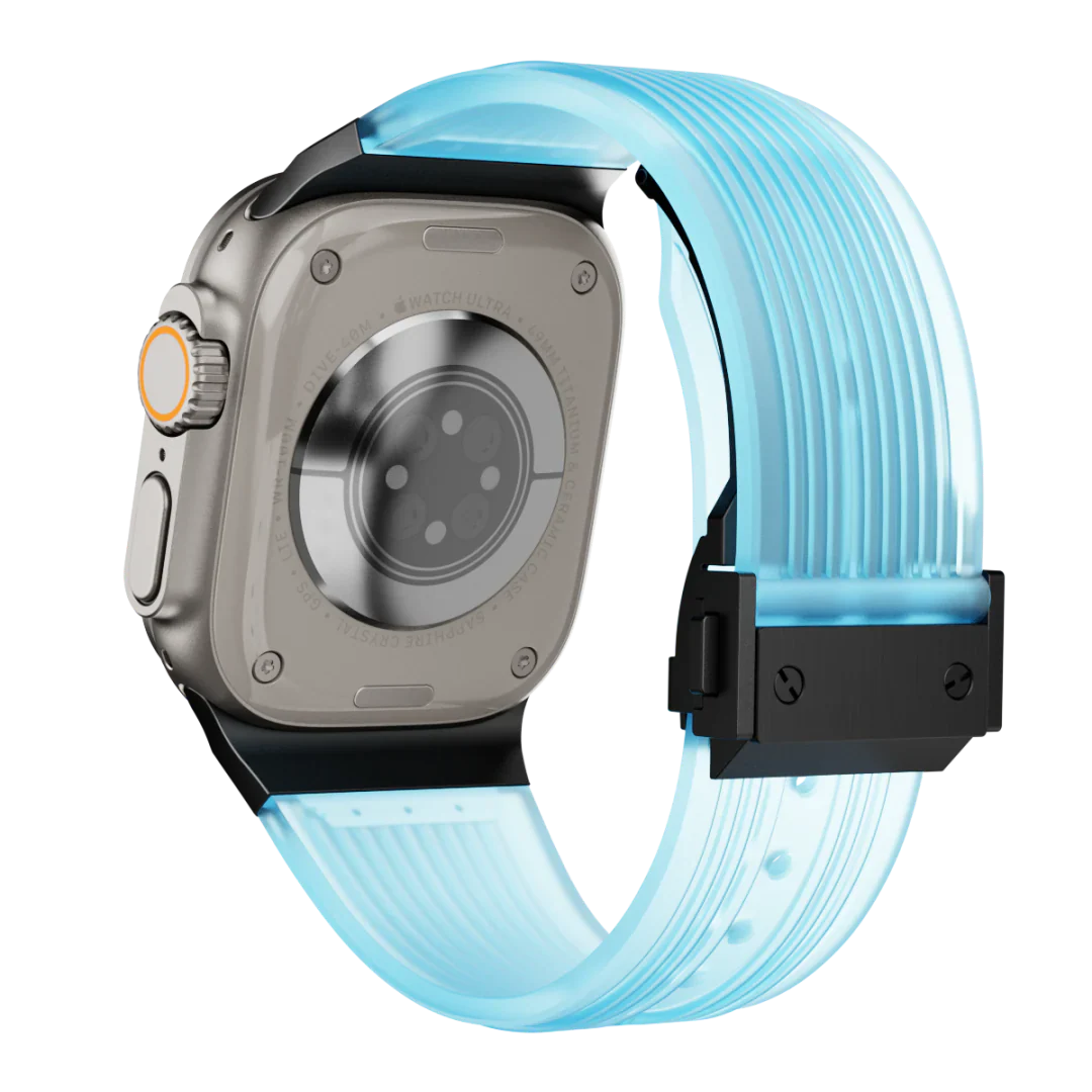 Transparent Soft Apple Watch Silicone Strap