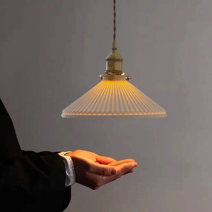 Simple Porcelain Hanging Light Fixtures