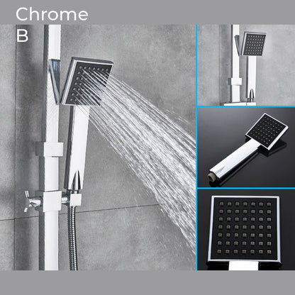 Luxury Rain Shower Head With Handheld Sprayer Easy Fit