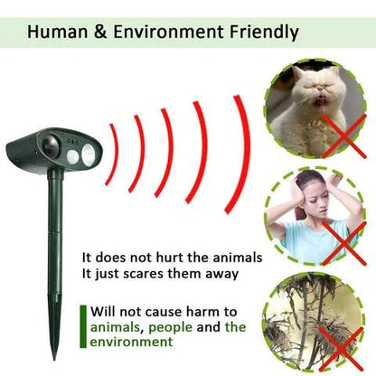 Outdoor Solar Powered Deer Repellent Motion Sensor