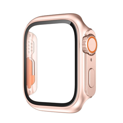 Clear Protective Phone Case with Glass Screen Shield