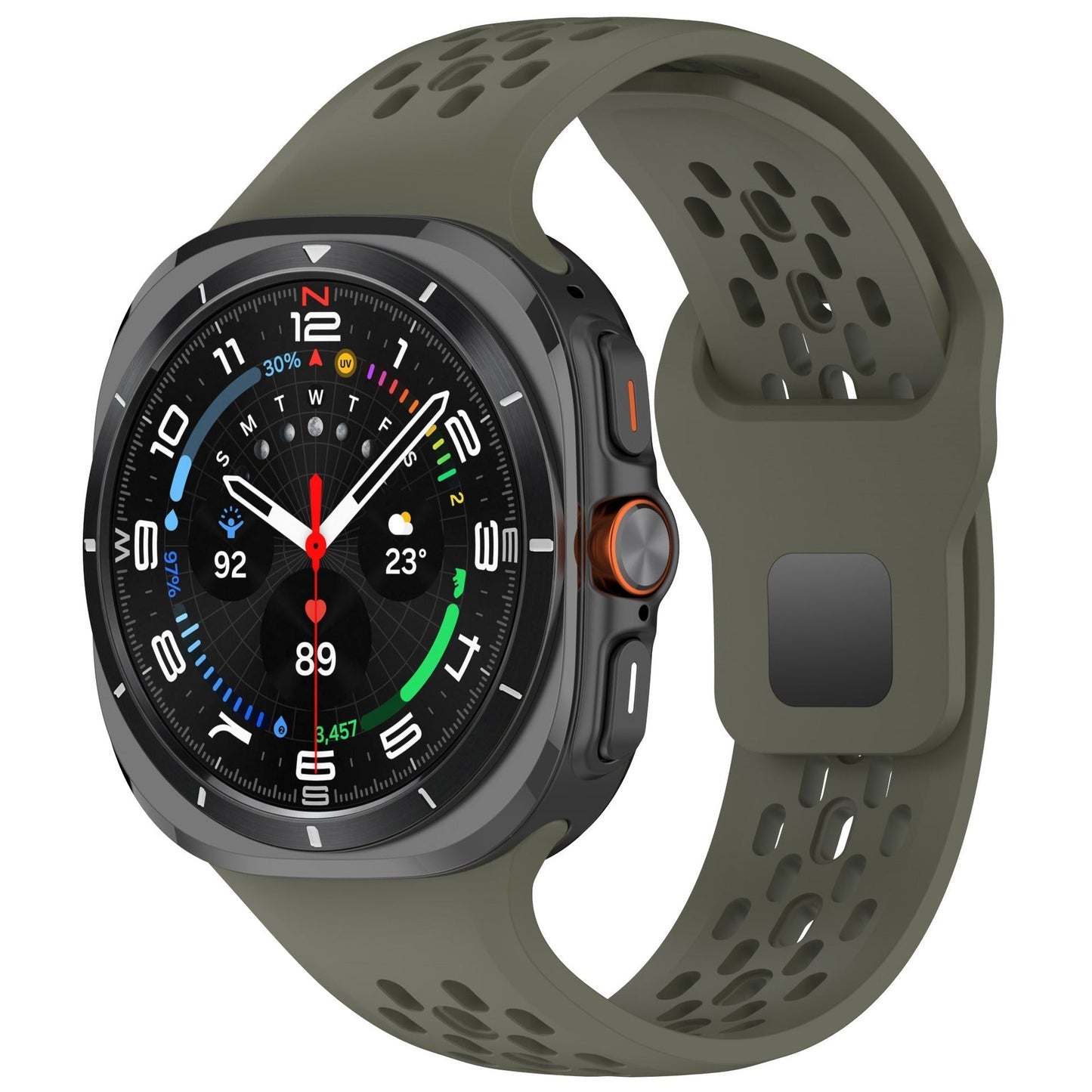 Comfortable Soft Silicone Band For Galaxy Watch 7 Ultra 47mm