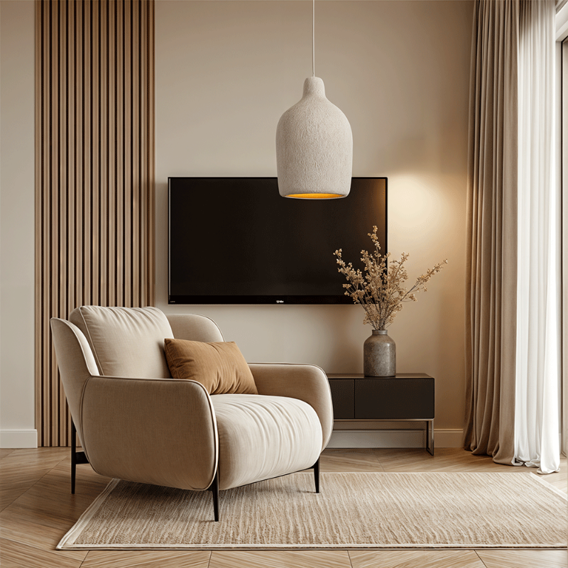 Simple Japanese Style Pendant Light