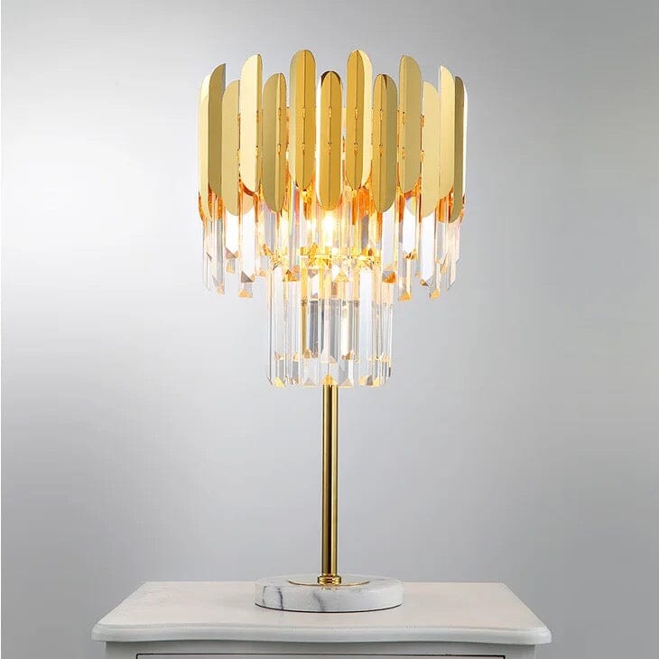 Luxury Glass Floor and Desk Lamp