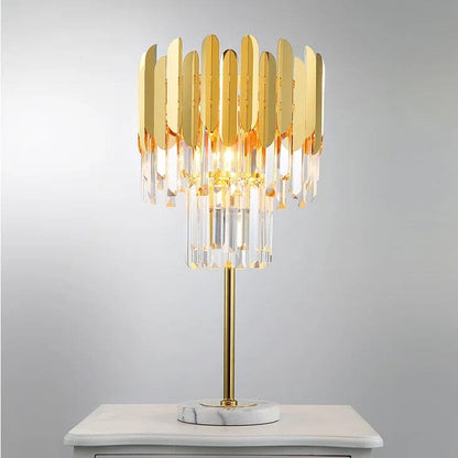 Luxury Glass Floor and Desk Lamp