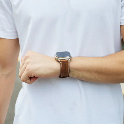 Premium Classic Leather Strap for Apple Watch