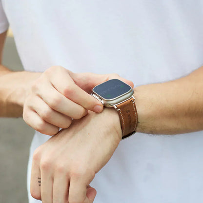 Premium Classic Leather Strap for Apple Watch